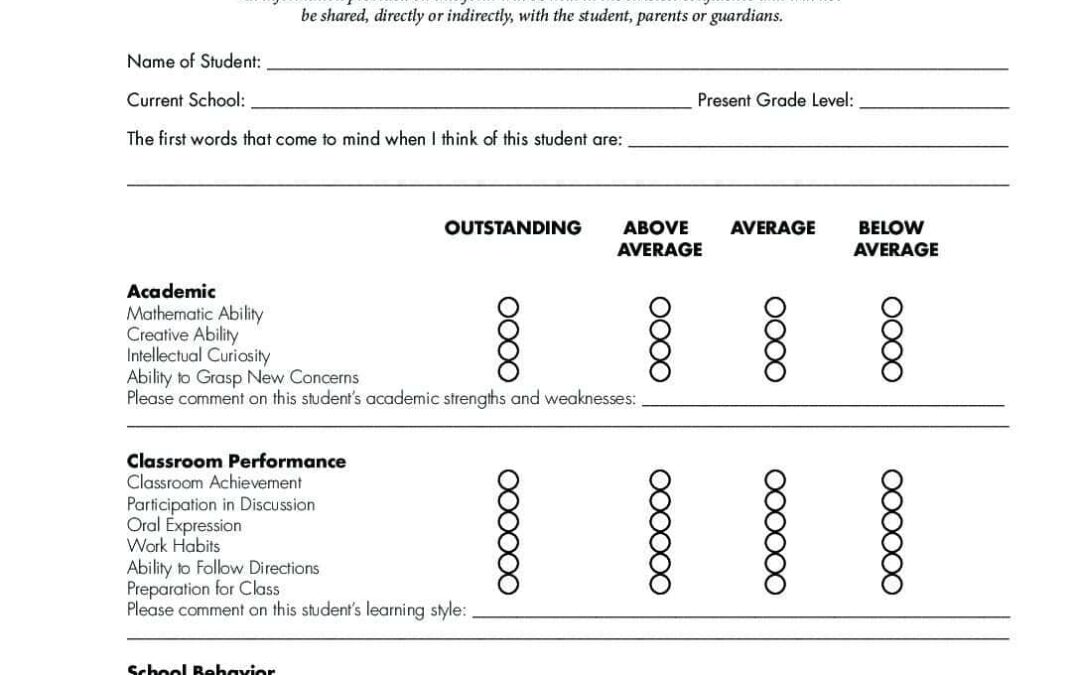 Teacher Recommendation (Math 2-8)